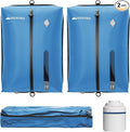 YEEKORO Vacuum Bag for Travel, Professional IPX8 Waterproof Reusable Vacuum Compression Bags for Travel Suitcases, Durable Space Saver Bag(2 PACK,With Pump)