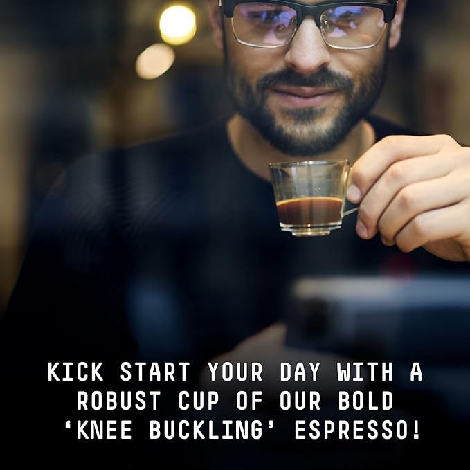 Stone Street Knee Buckling Espresso Whole Bean, Dark Roast, High Caf, 2Lb