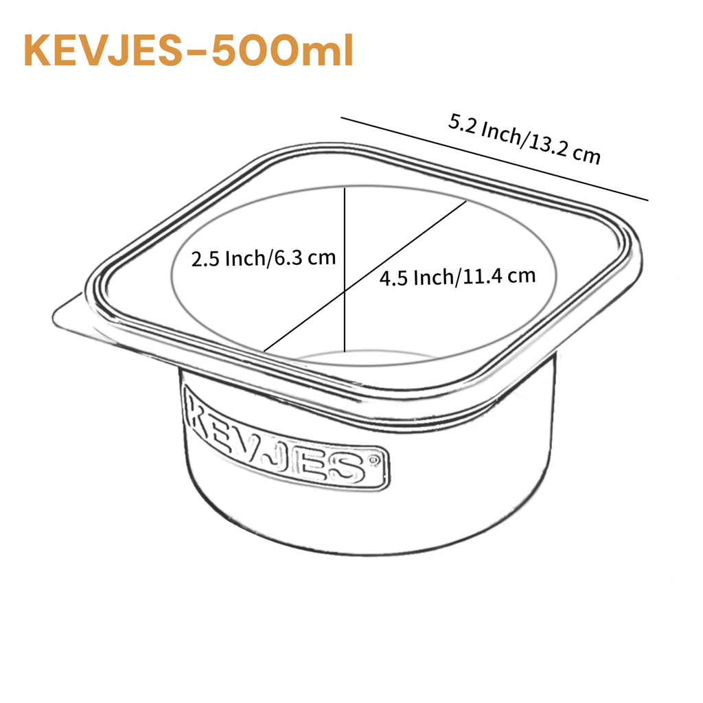 KEVJES Stackable Silicone Artisan Pizza Dough Proofing Containers with Lids (2 Yellow+2 Space Gray)
