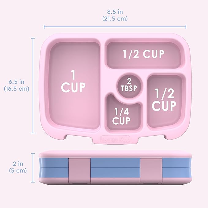Bentgo Kids Prints Leak-Proof 5-Compartment Bento-Style Kids Lunch Box