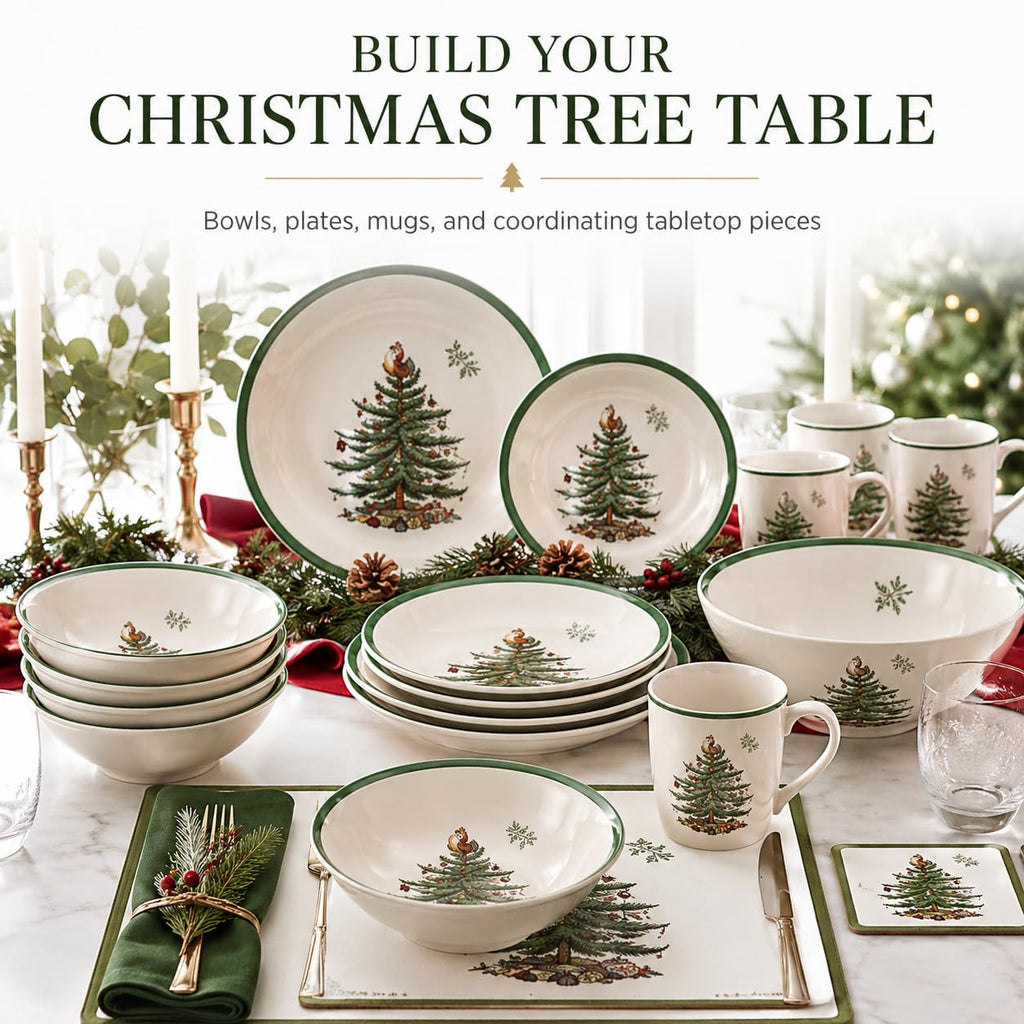 Spode – Christmas Tree Christmas Tree Medium Round Bowl