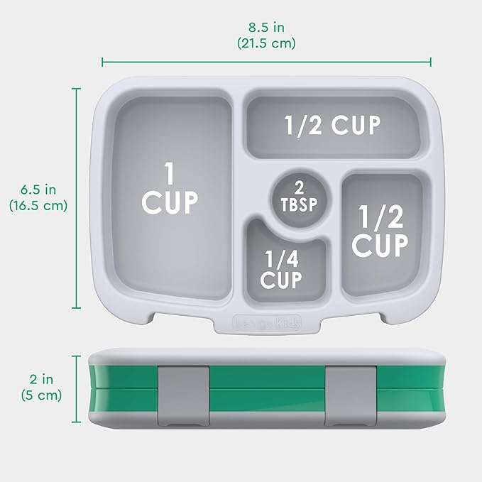 Bentgo Kids Prints Leak-Proof 5-Compartment Bento-Style Kids Lunch Box