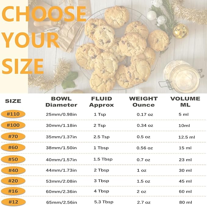 Cookie Scoop, 1.5 Tbsp/0.7 oz Cookie Scooper for Baking, Cookie Dough Scoop