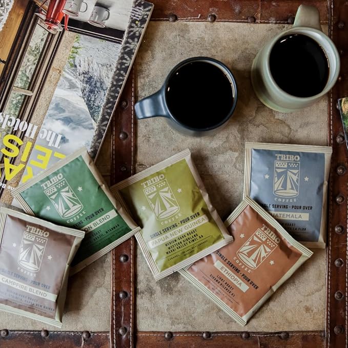 TRIBO Coffee Single-Serve Pour Over Packets, Guatemala Antigua