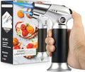 Kitchen Butane Torch, Safety Lock Adjustable Flame for Baking BBQ