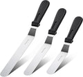 Kootek Angled Icing Spatula, Stainless Steel Offset Spatula, 6", 8" &10"