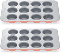 Caraway Non-Stick Ceramic-Coated 12-Cup Muffin Pan Duo