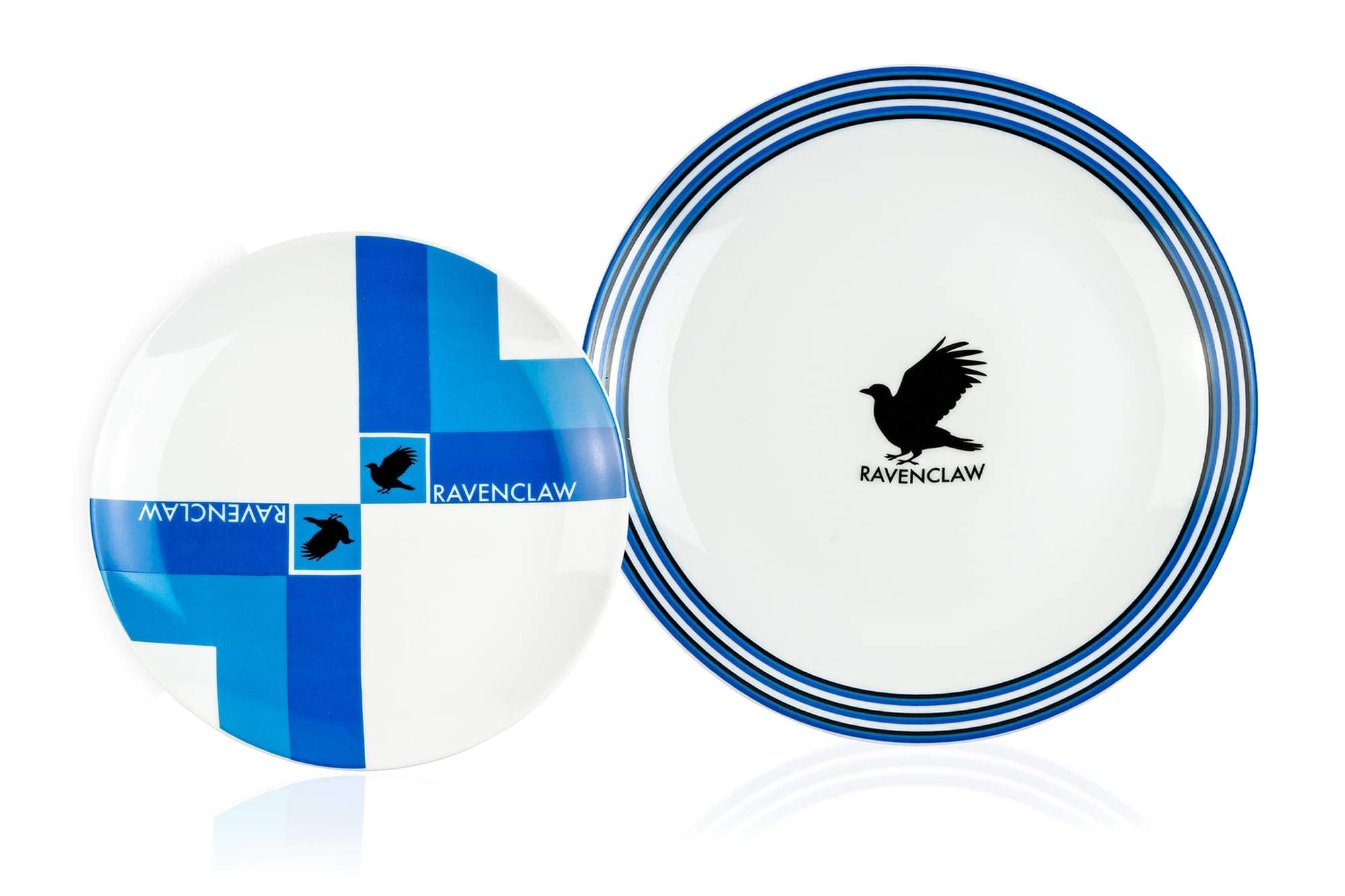 Harry Potter Hogwarts House Porcelain 16 piece Dinnerware Set - Includes 4 Dinner Plates, 4 Salad Plates, 4 Bowls and 4 Mugs - Gryffindor, Hufflepuff, Ravenclaw and Slytherin