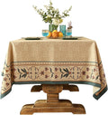 patdrea Designer French Linen Tablecloth,Square,55"x55"-Fram