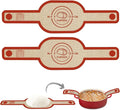 PLAPITATE Silicone Bread Sling Dutch Oven Liner, Non-Stick & Easy Clean Reusable Oval Silicone Bread Sling Baking Mat, Easy to Transfer Sourdough Bread - 2 Red Set