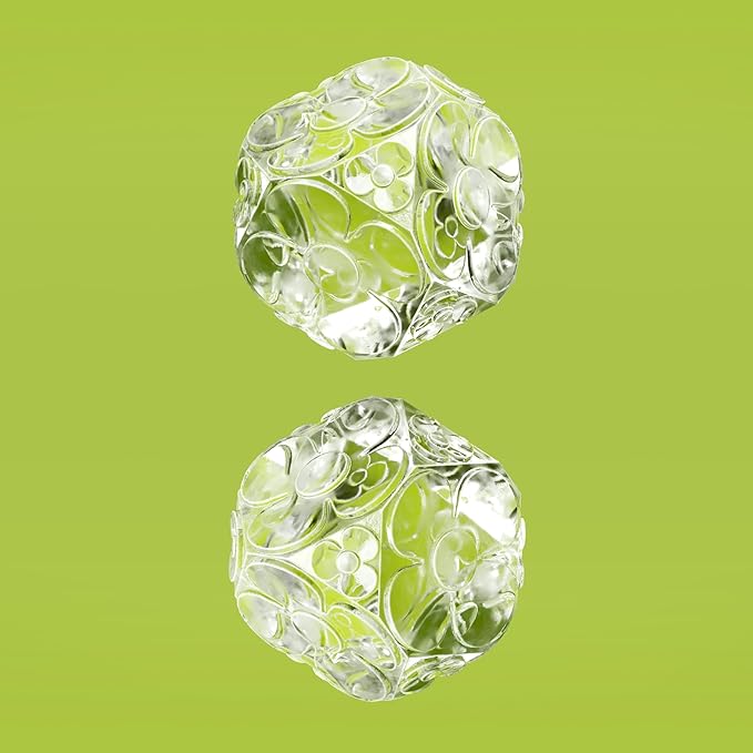 Ice Molds, Large Easy-Release Cube with Flower Pattern, Set of 2, Deco