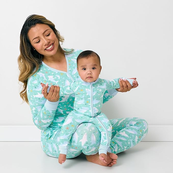 Little Sleepies Baby Pajamas, Shark Soiree, 2T