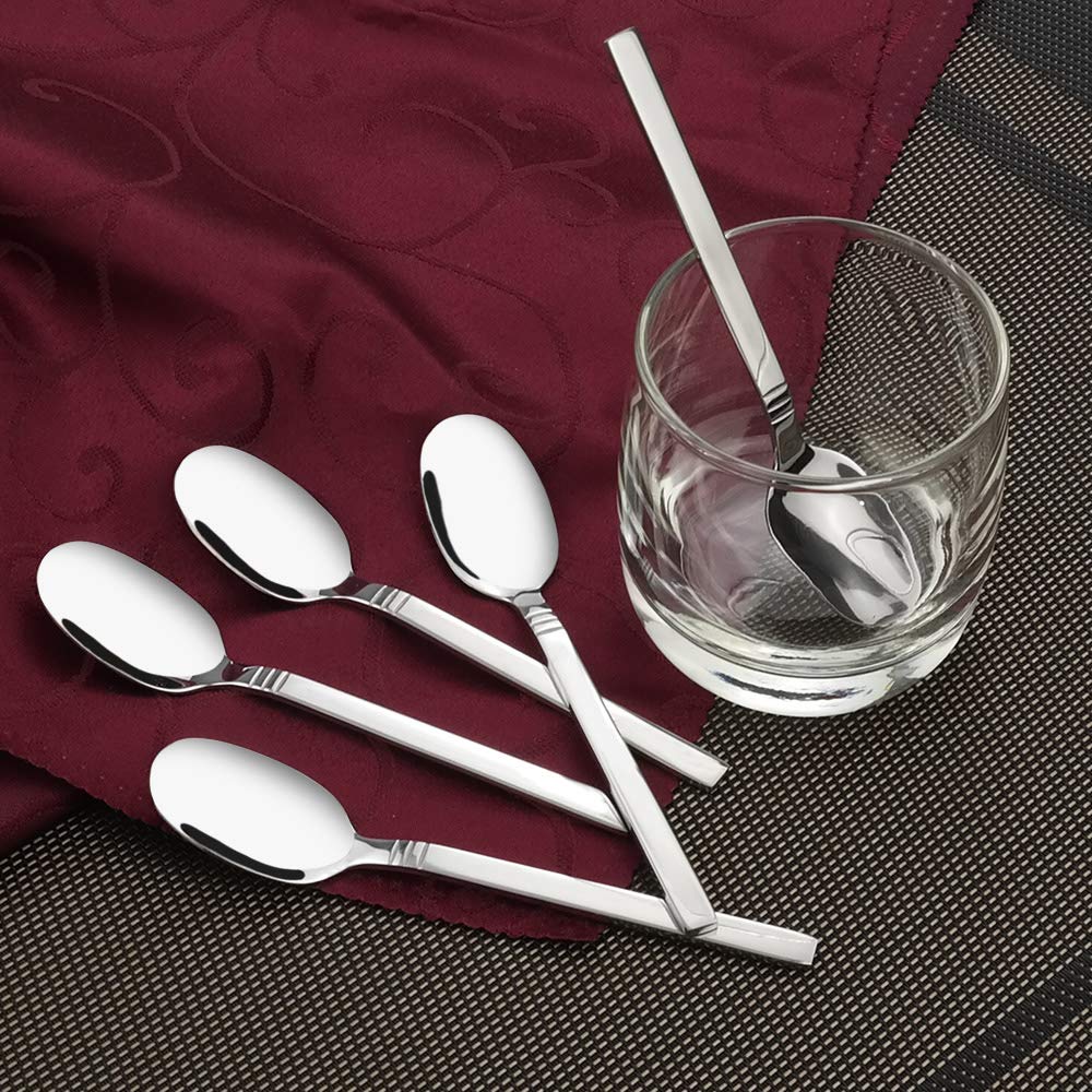 Fiazony 12-Piece Demitasse Espresso Spoons, Mini Coffee Spoon, 5 Inches