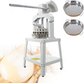 Yokoma Commercial 18PCS Dough Divider Vertical Manual 18PCS Dough Divider Manual Doughs Dividing Cutting Machine with 2 Stainless Steel Basins for Commercial Baking, 2.2-11.29oz(60-320g) Weight Range