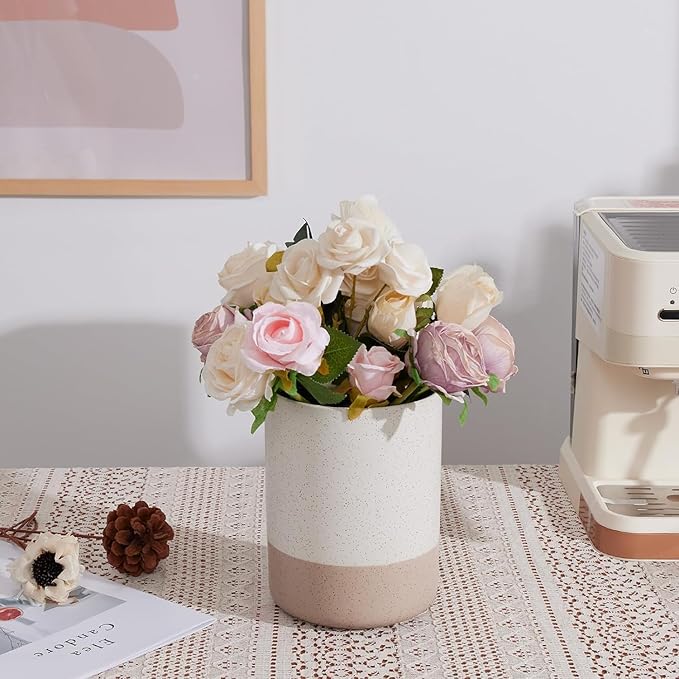 Kitchen Canister for Counter, Ceramic Food Storage Containers with Lids