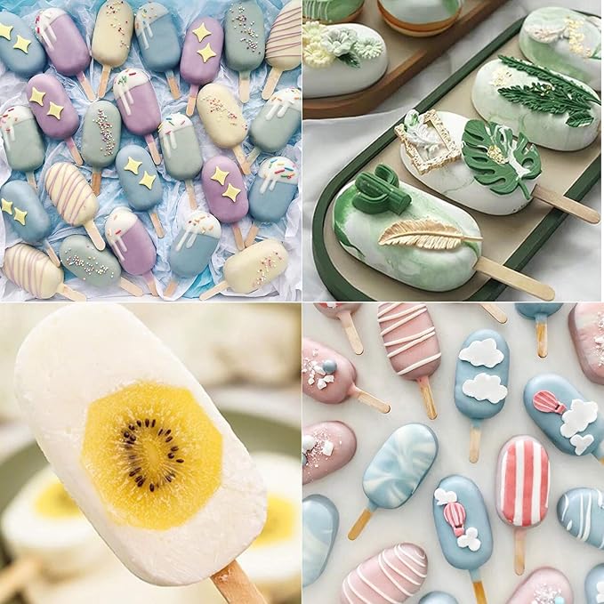 Popsicles Molds, Ozera 2 Pack Homemade Cake Pop Molds Cakesicle Maker Set