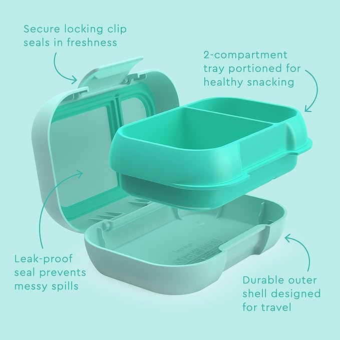 Bentgo Kids Snack Leak-Proof 2 Compartment Bento-Style Container