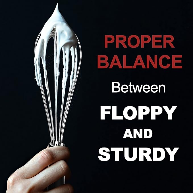 Anaeat Stainless Steel Kitchen Whisk Set of 5, Milk and Egg Beater Blender with Thick Wire for Whisking, Cooking, Baking, Beating and Stirring - 5"+7" Mini Whisk and 9''+11''+12'' Balloon Whisks