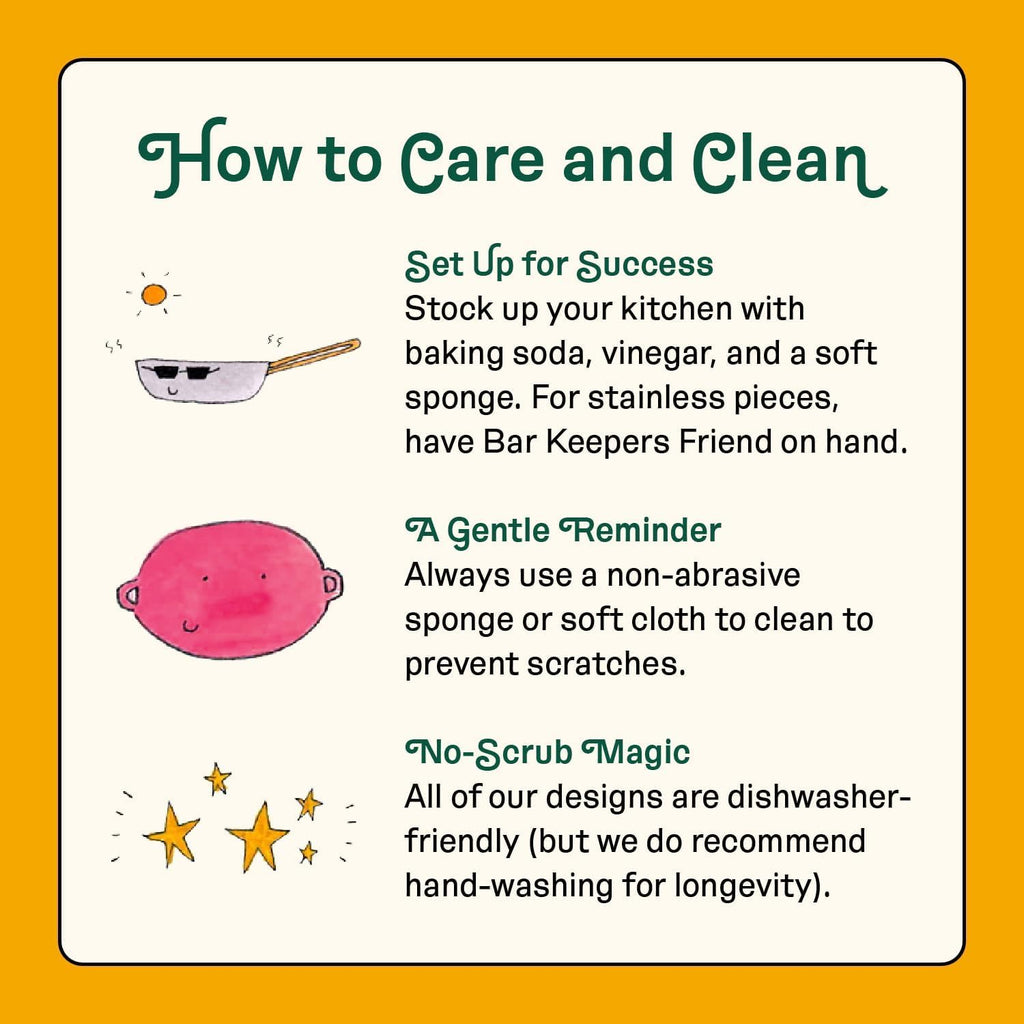 Great Jones Nonstick 9.5x9.5 Inch Square Baking Pan (Broccoli) - Non Toxic