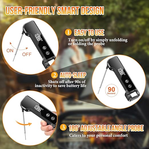 Meat Thermometer Digital Instant Read Food Thermometer for Cooking