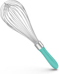 U-Taste Wire Whisk for Cooking, 18/10 Stainless Steel Wisk, L/Aqua Sky