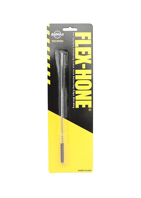 Brush Research BC6M12 FLEX-HONE®, 0.236" (6mm) Diameter, 120 Grit, Silicon Carbide, for Mild Steel, Stainless Steel, Cast Iron and Softer Ferrous Materials