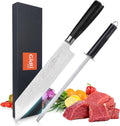 Gidli 8 Inch Chef Knife Set with Diamond Sharpener - Sharp Kitchen Knife