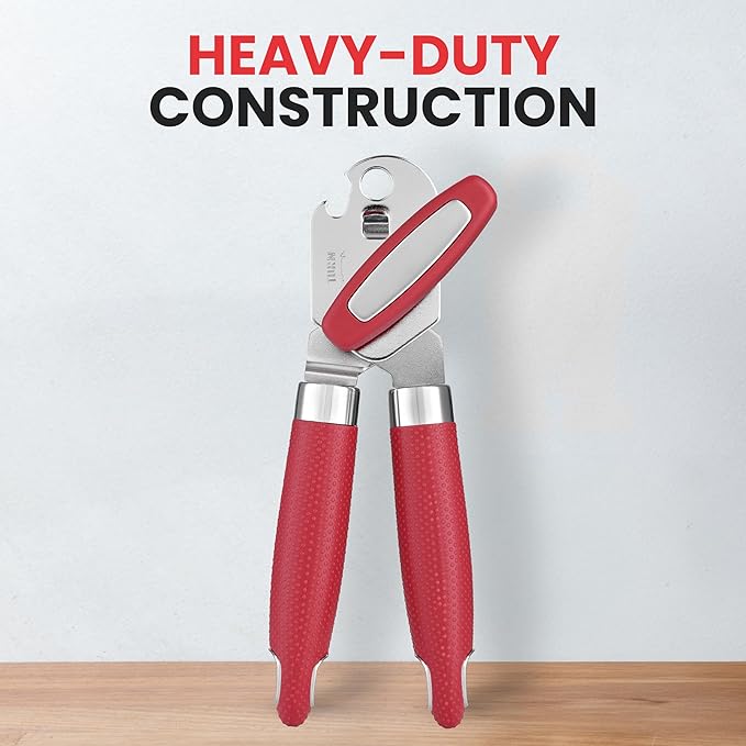 Zulay Kitchen Can Opener with Large Bottle Opener