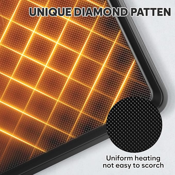 2 Pack Jelly Roll Pan 15.3” x 11.3” Cookie Sheets for Baking 0.8mm Thick Non Stick Baking Sheets for Oven Heavy Duty Baking Trays