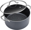 BEZIA 10 Quart Nonstick Stock Pot with Lid, Large Induction Cooking Pot