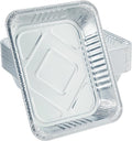 Waytiffer Aluminum Pans 9x13 Disposable Foil Pans (10 Pack) Half Size Deep Steam Table Pans Extra Thick for Baking, Cooking, Roasting, Heating, Serving & Lining Steam-Table Trays