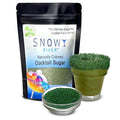 Snowy River Natural Cocktail Sugar Rimmer - Kosher Certified Naturally Colored Beverage Rimming Sugar for Cocktails, Margaritas, Drinks (Holly Green, 4 Ounce)