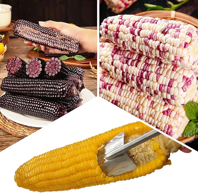 Long Handle Stainless Steel Corn Cob Stripper,Corn Cob Thresher,Corn Peeler,Corn Stripper,Corn Thresher,Corn Scraper (Style-A)
