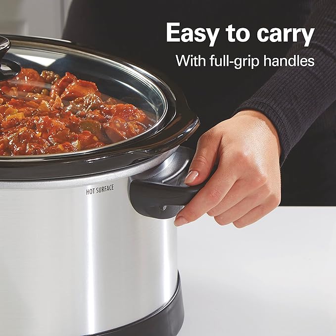 Hamilton Beach Set & Forget 8 Quart Programmable Slow Cooker