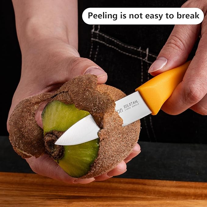 Ruffulon Paring & Fruit Knives Set of 6, Stainless Steel Sharp Blades.