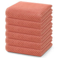 Homaxy 100% Cotton Waffle Weave Kitchen Dish Towels 4-Pack, Apricot