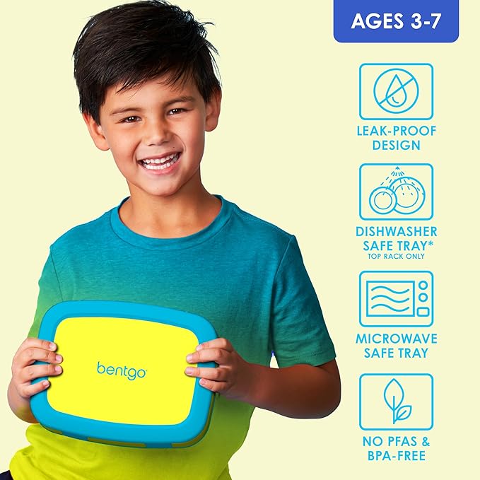 Bentgo Kids Bento-Style 5-Compartment Leak-Proof Lunch Box
