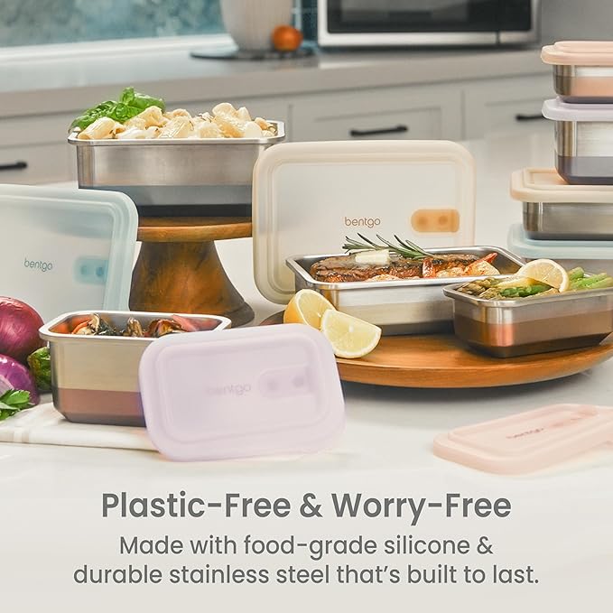 Bentgo MicroSteel Heat & Eat Leak-Proof Stainless Steel Container