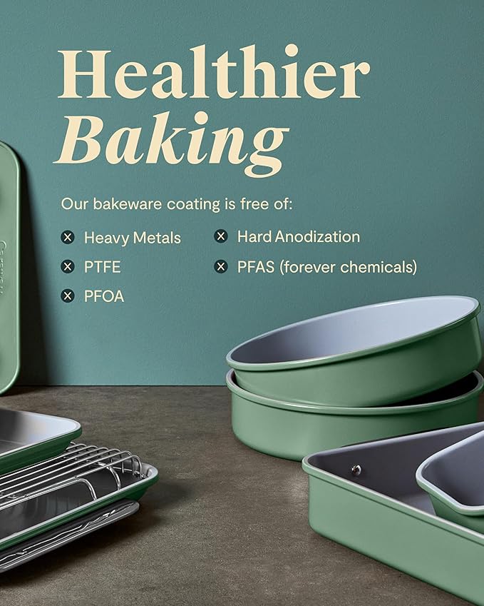 Caraway Non-Stick Ceramic Large Baking Sheet Duo