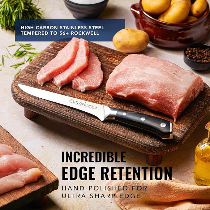 Cutluxe Carving Knife Set, Brisket Slicing & Boning Knife for Meat & BBQ