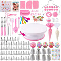 Cake Decorating Supplies Kit Tools 356pcs, Nifogo Baking Accessories with Cake Turntable, Pastry Piping Bag, Piping Icing Tips for Beginners