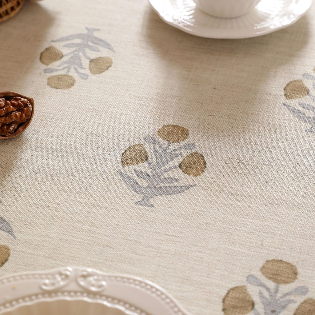 patdrea Vintage French Linen Tablecloth,Square,55"x55"-Istana A