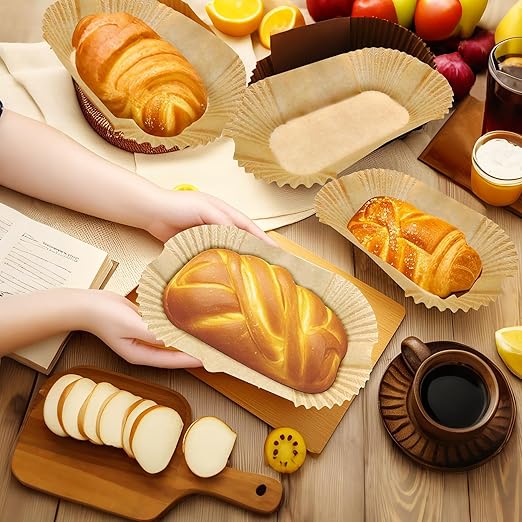 150 Pack 9x5 Inch Loaf Pan Liners, Non-Stick Parchment Paper Liners