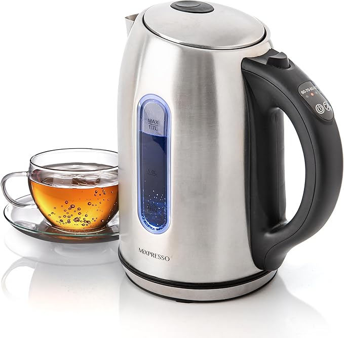 Moss & Stone Stainless Steel Electric Kettle Temperature Control, 1.7L