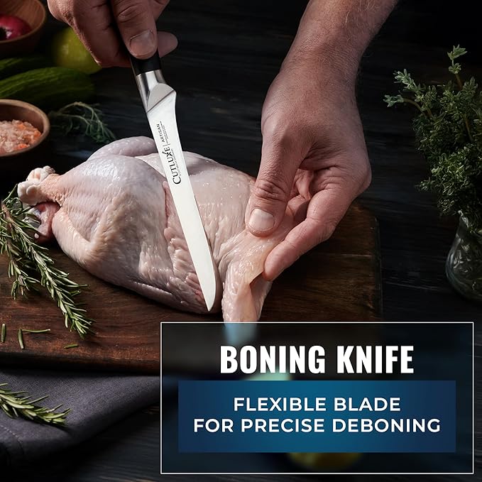 Cutluxe Butcher Knife Set, Brisket, Breaking & Boning Knife for Meat