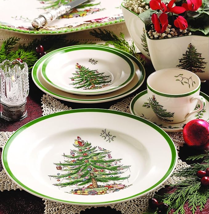 Spode Christmas Tree 4-Piece Dinnerware Setting