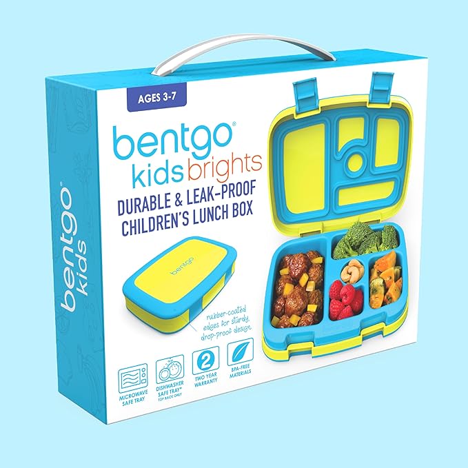 Bentgo Kids Bento-Style 5-Compartment Leak-Proof Lunch Box
