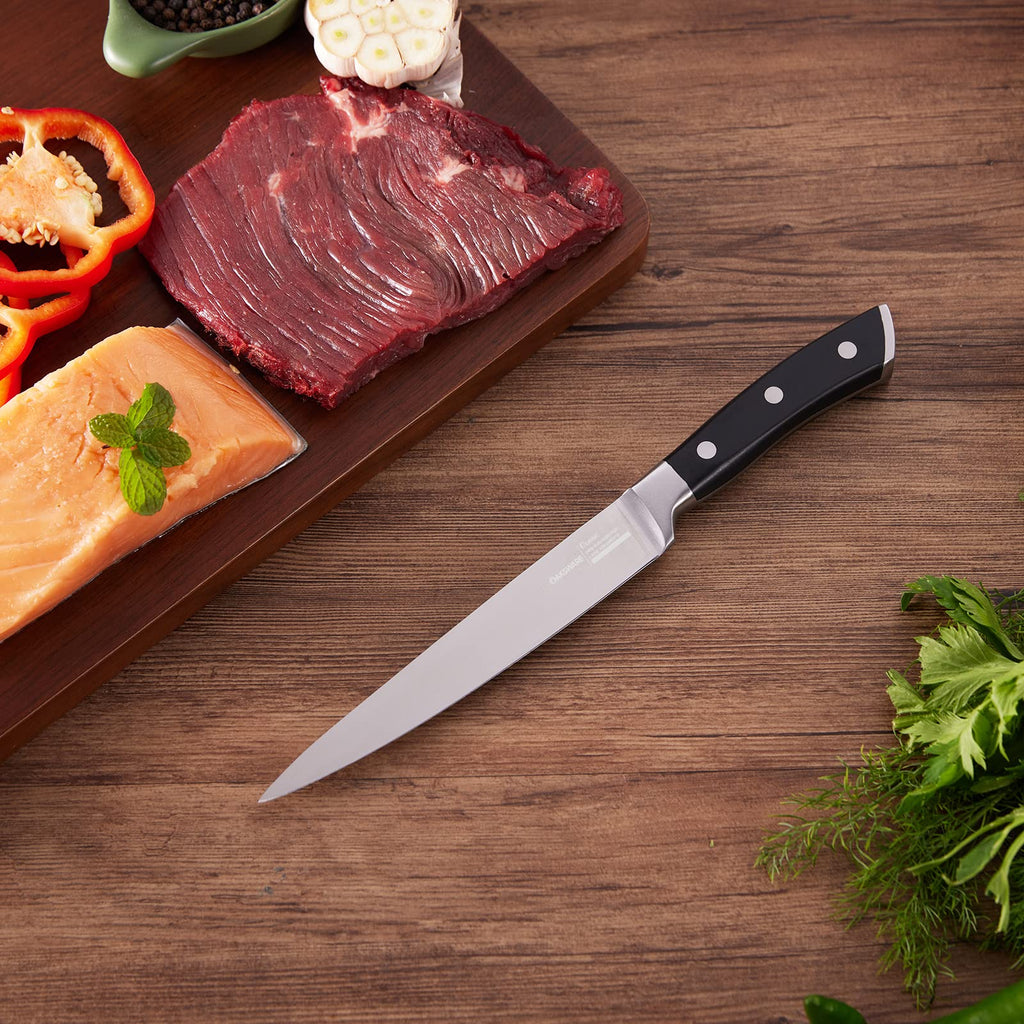 OAKSWARE 5.5 Inch Kitchen Utility Knife, German High Carbon Stainless Steel