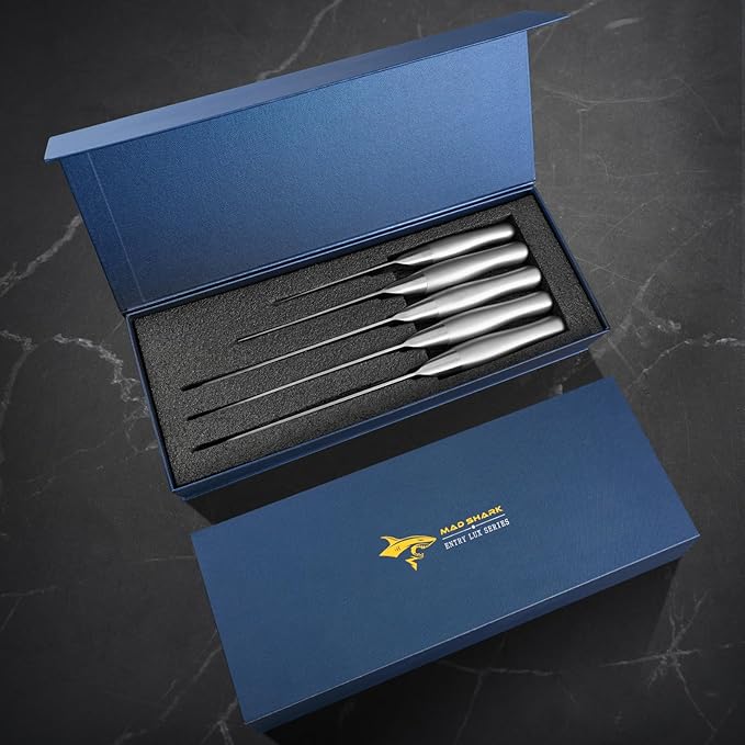 MAD SHARK Kitchen Knife Set,5PCS High Carbon Stainless Steel Chef Knife Set