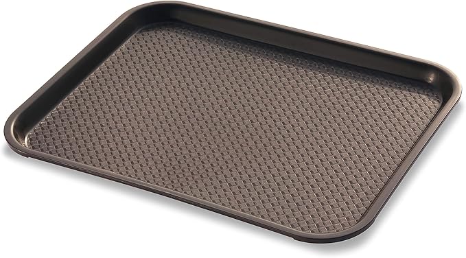 New Star Foodservice Fast Food Tray, 14 x 18 inch, Set of 12, Brown